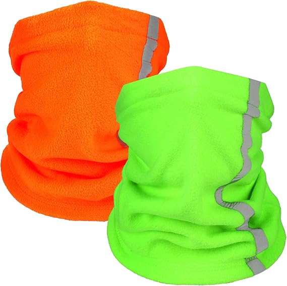Neck Gaiter Fleece - Fleece Neck Gaiter Visibility Reflective Safety