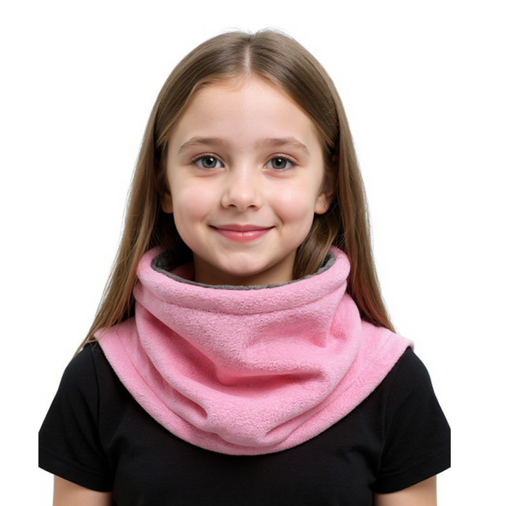 Neck Gaiter Fleece - Winter Warm Plush Fleece Girl Scarf,Kids