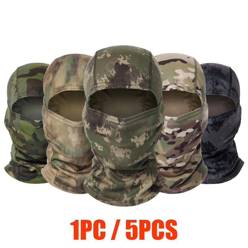 Balaclava Ski Mask - 1pc/5pcs Stretchy Breathable Balaclava Cap Unisex