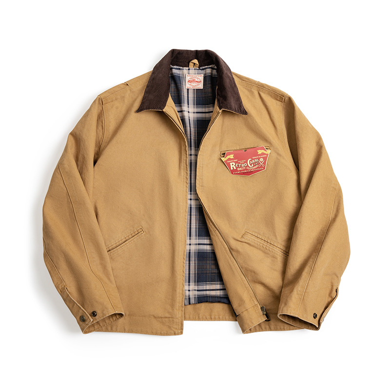 Down Jacket Packable - Maden Retro Canvas Detroit Hunting J001