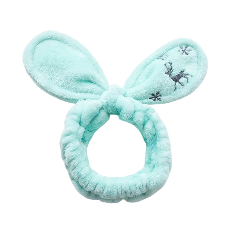 Soft Retro Christmas elk snowf - Winter Headband Fleece recension och pris