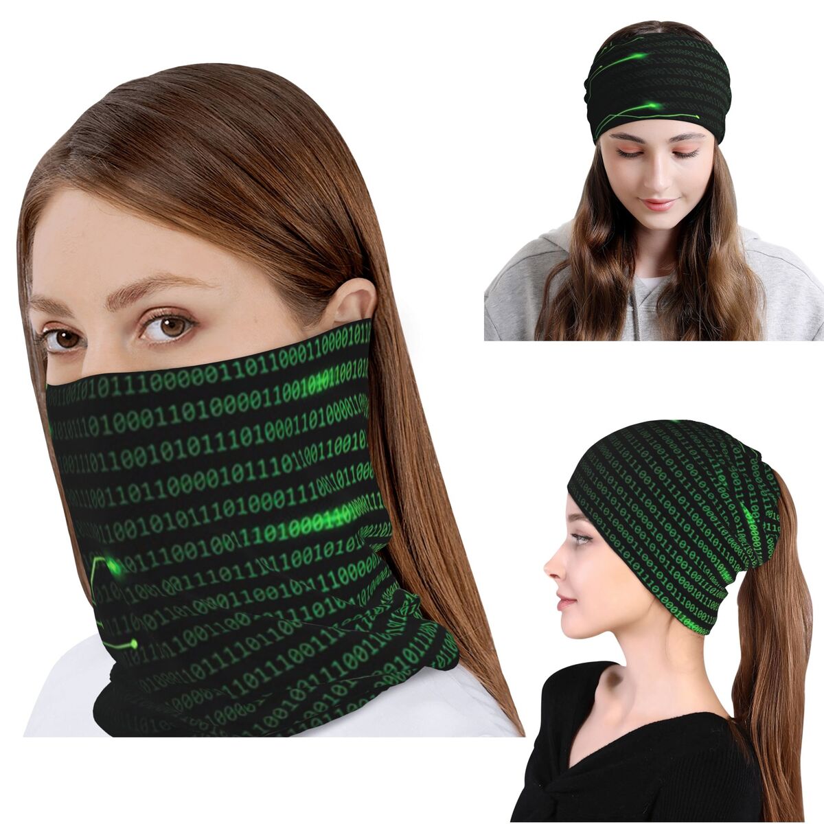 Binary Code Inside Throw Blank - Knit Beanie Hat Warm recension och pris