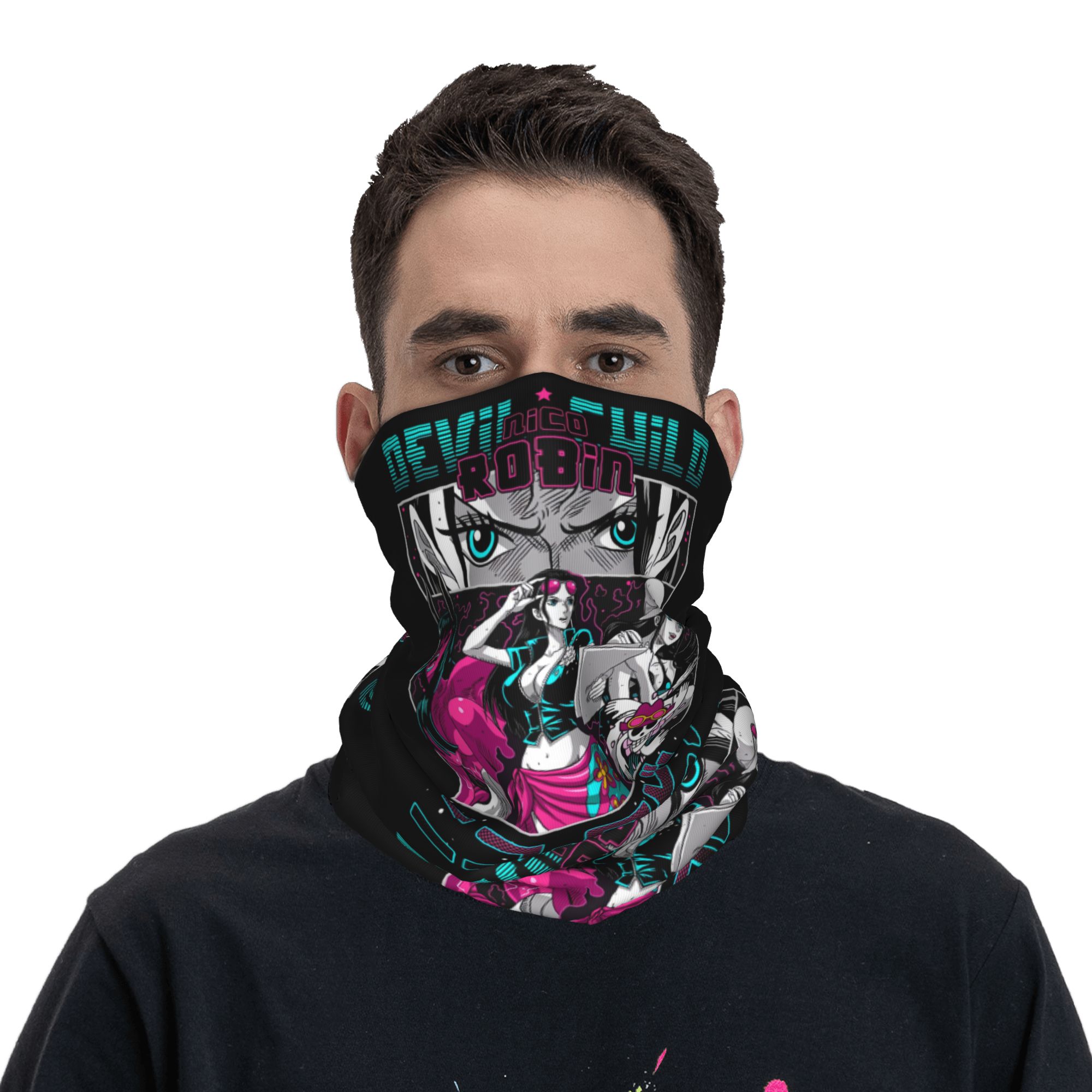 Nico Robin One Piece Devil Chi - Neck Gaiter Fleece recension och pris