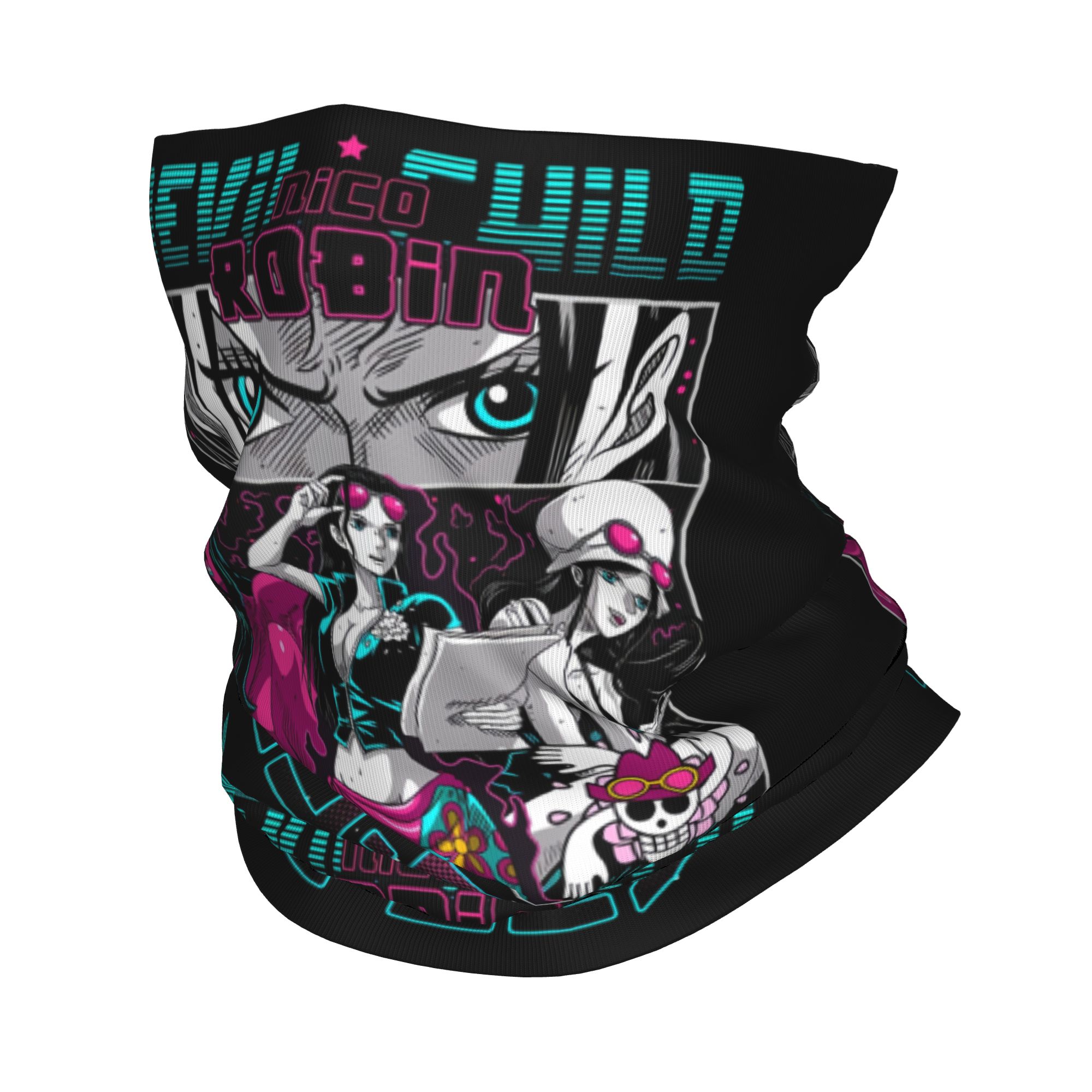 Nico Robin One Piece Devil Chi - Neck Gaiter Fleece recension och pris