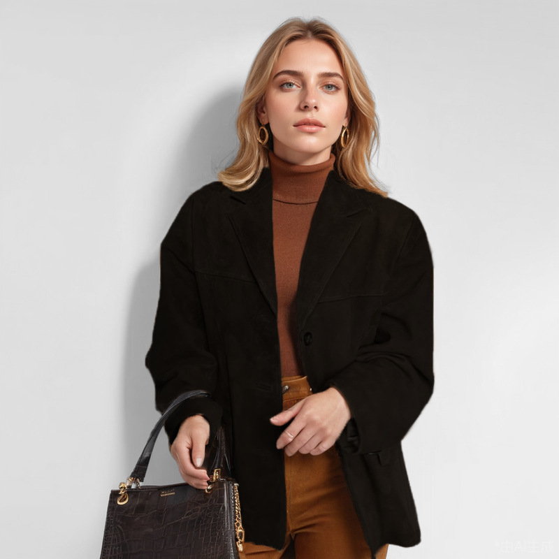Vintage Brown Blazer Women Sue - Down Jacket Packable recension och pris