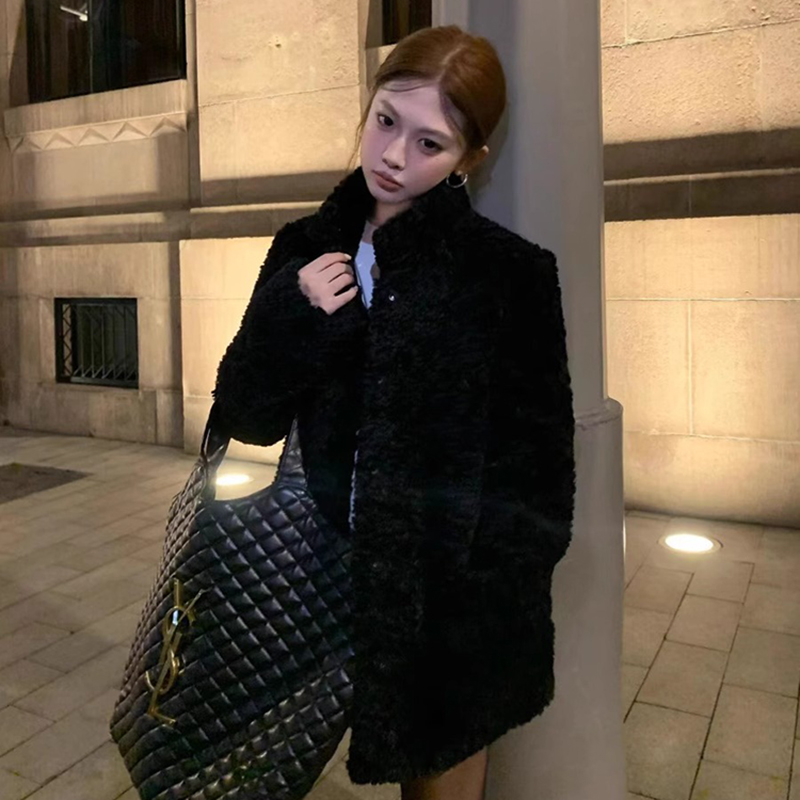 Lamb Wool Jacket Coat Woman Wa - Wool Coat Peacoat recension och pris