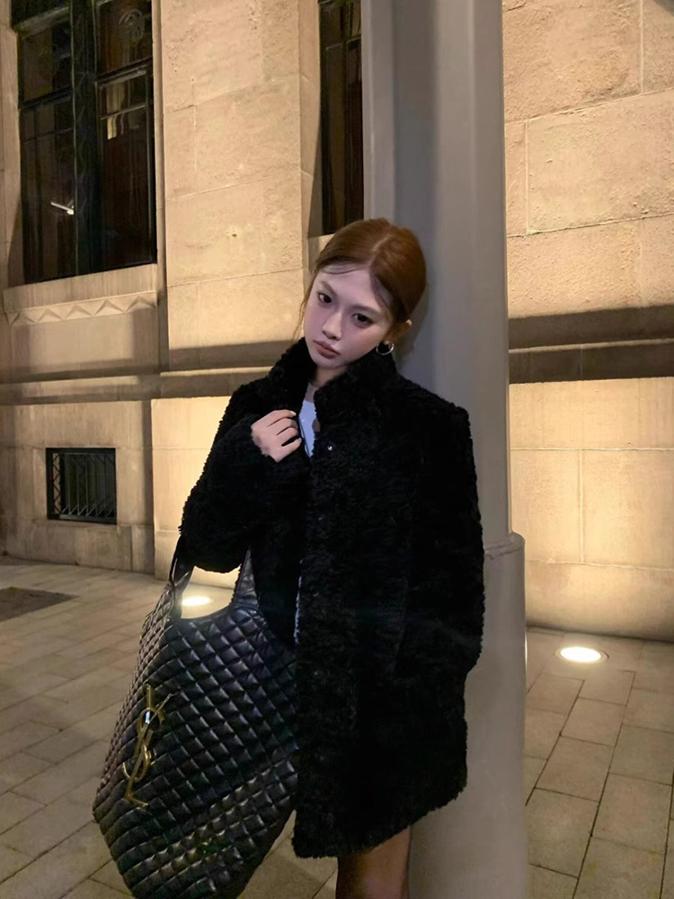 Lamb Wool Jacket Coat Woman Wa - Wool Coat Peacoat recension och pris