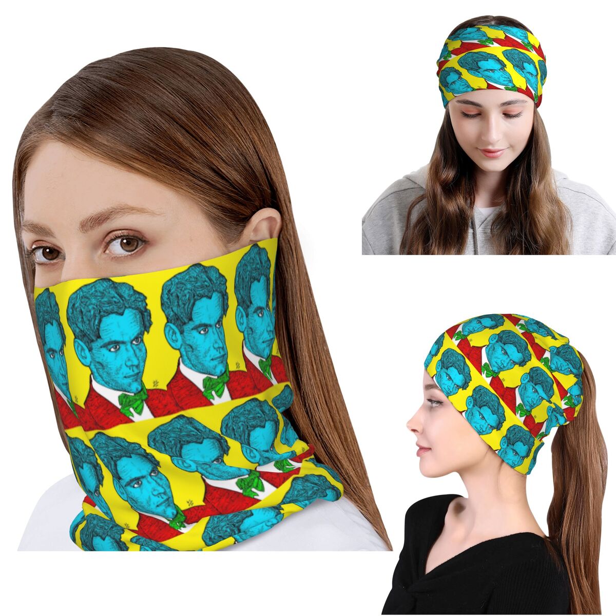 Federico Garcia Lorca Portrait - Knit Beanie Hat Warm recension och pris