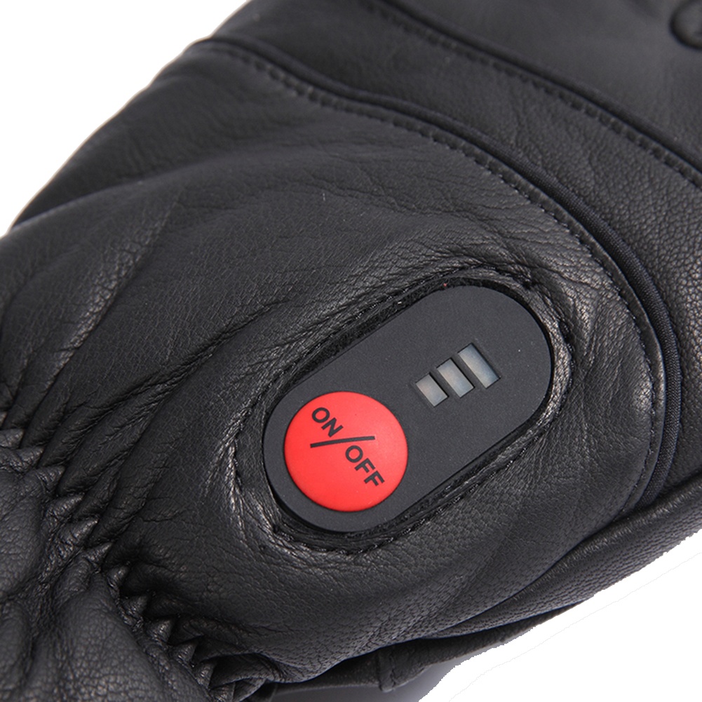 Heated Leather Gloves Men Wome - Touch Screen Gloves recension och pris