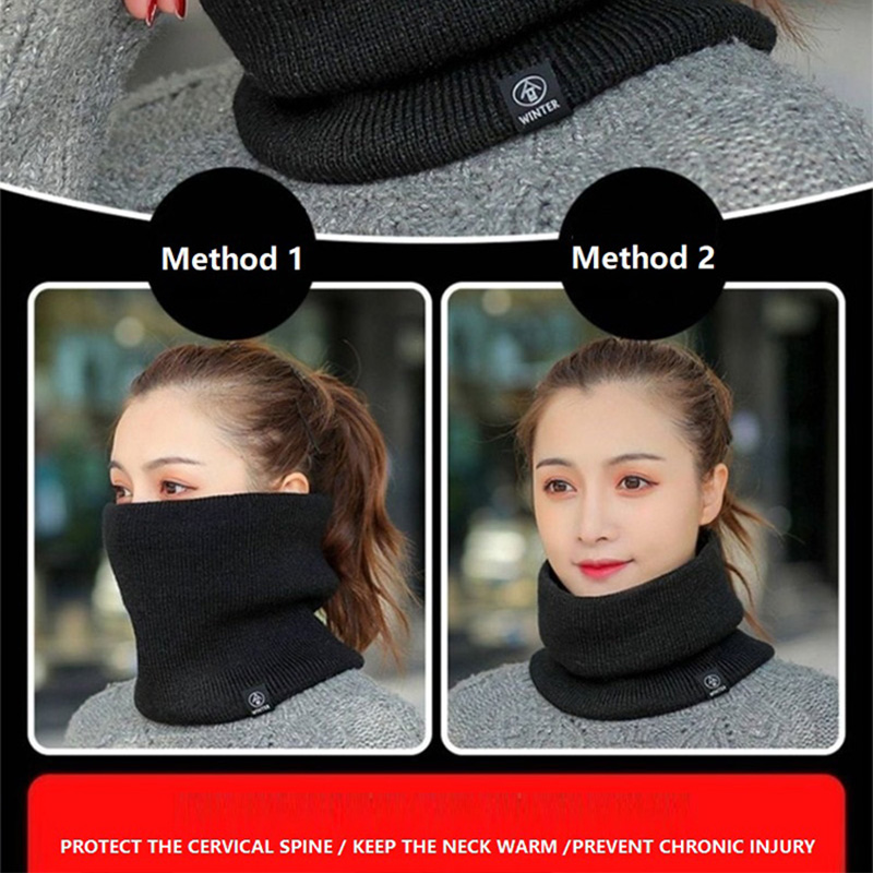 Winter Neck Scarf Thickened Fl - Neck Gaiter Fleece recension och pris