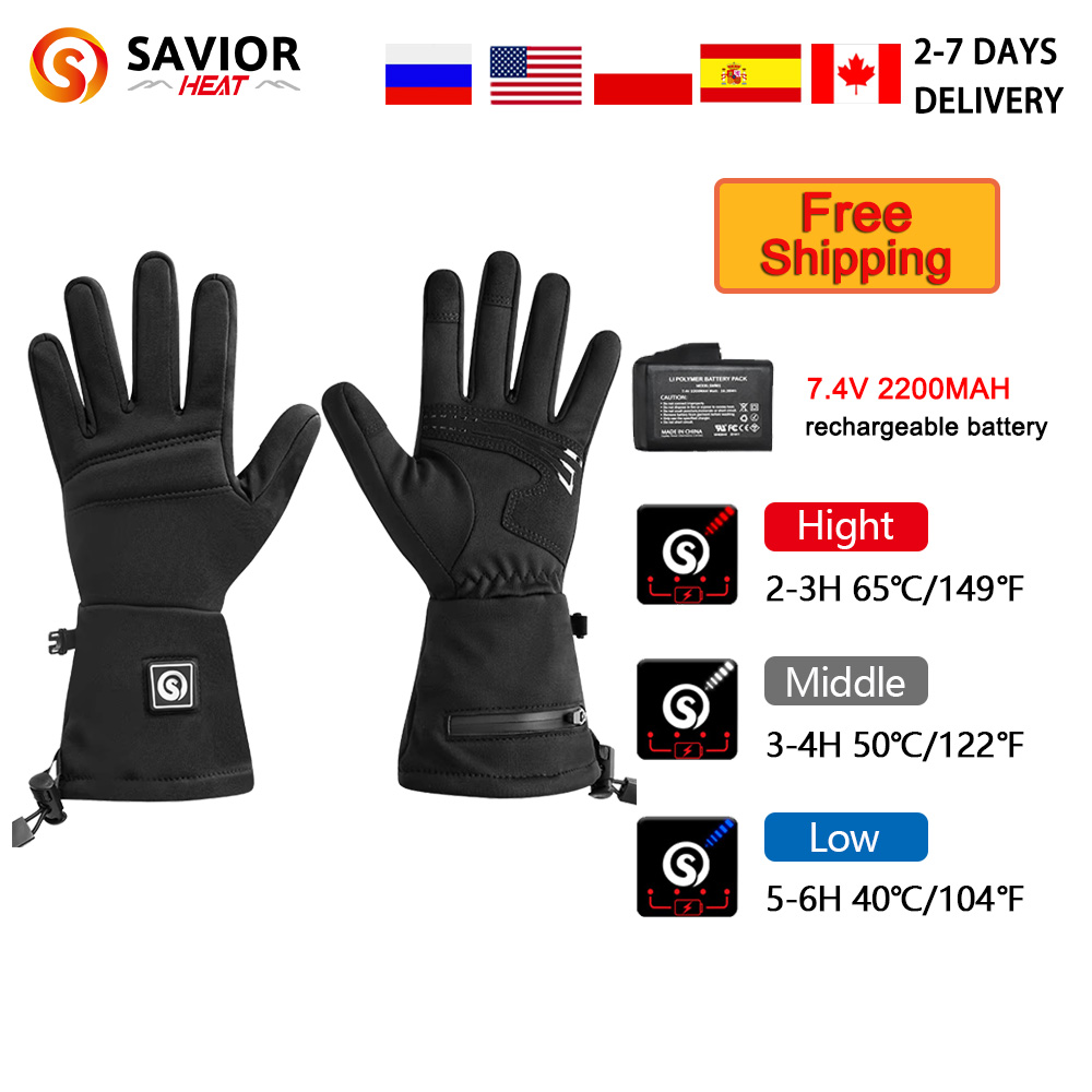 Snow Deer S18 Winter Heated Gl - Touch Screen Gloves recension och pris