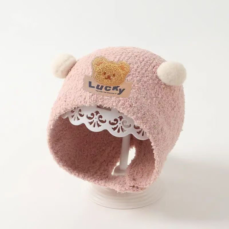 Cute Bear Baby Ear Protection  - Knit Beanie Hat Warm recension och pris