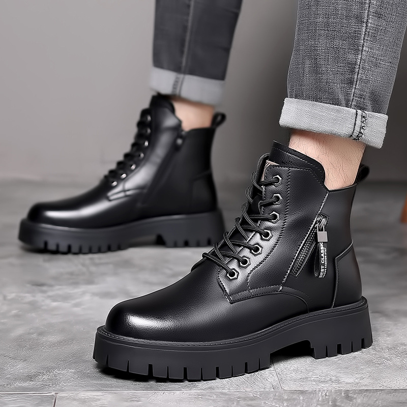 Men Classic Genuine Leather Bo - Waterproof Winter Boot recension och pris