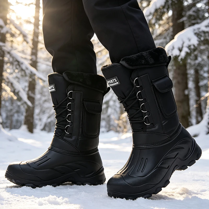 Men Winter Snow Boots Outdoor  - Waterproof Winter Boot recension och pris