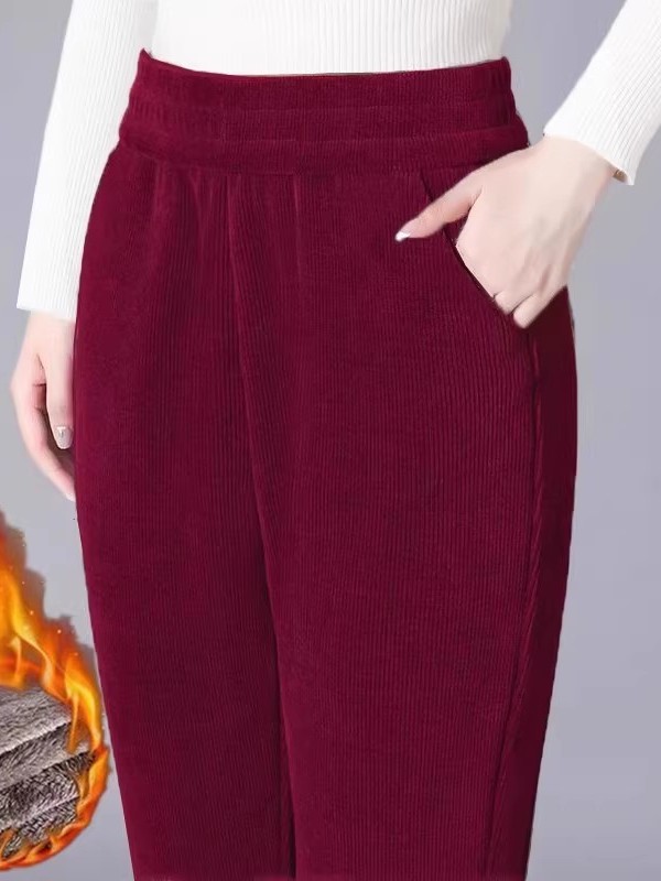 Thickened Straight Leg Pants W - Corduroy Pant Warm recension och pris