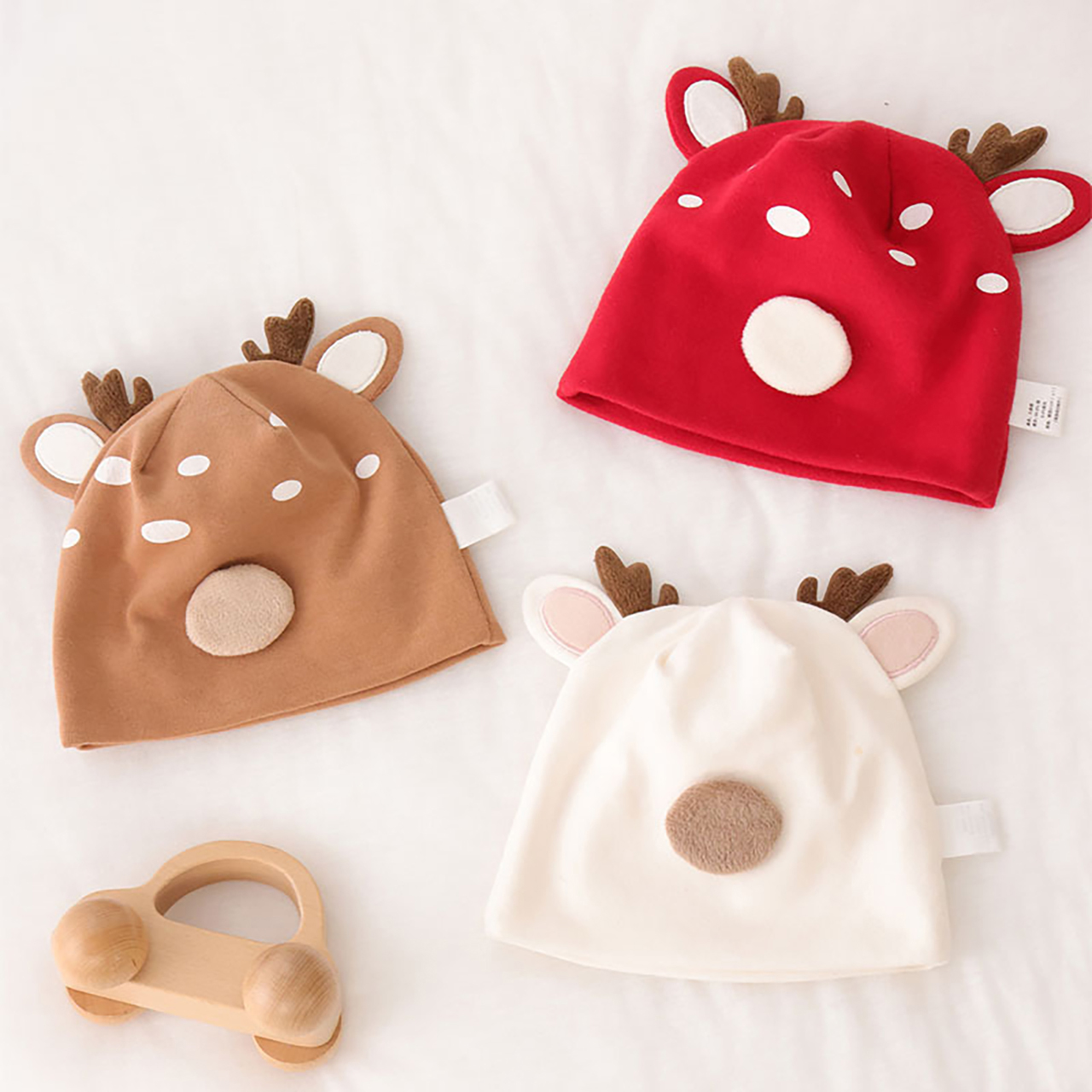Cute Little Deer Baby Fetal Ha - Knit Beanie Hat Warm recension och pris