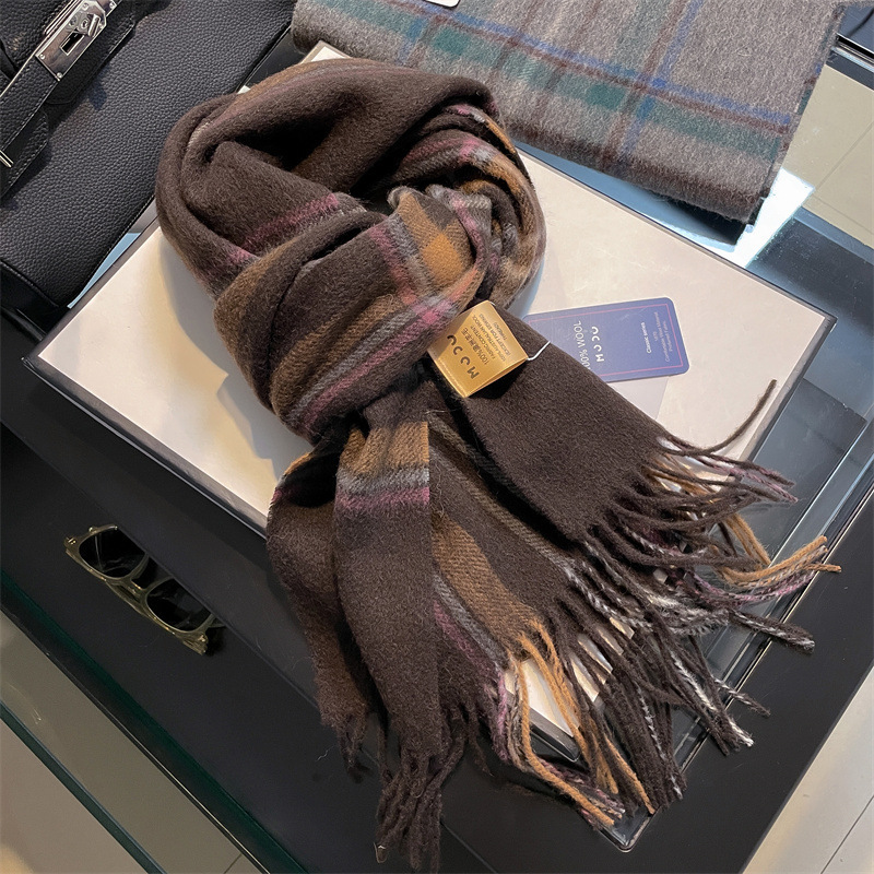 High Quality Pure 100% Wool Me - Wool Scarf Men recension och pris