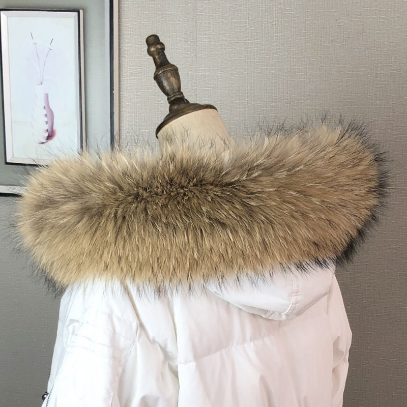 Real Fur Collar for Coat Parka - Shawl Wrap Winter recension och pris