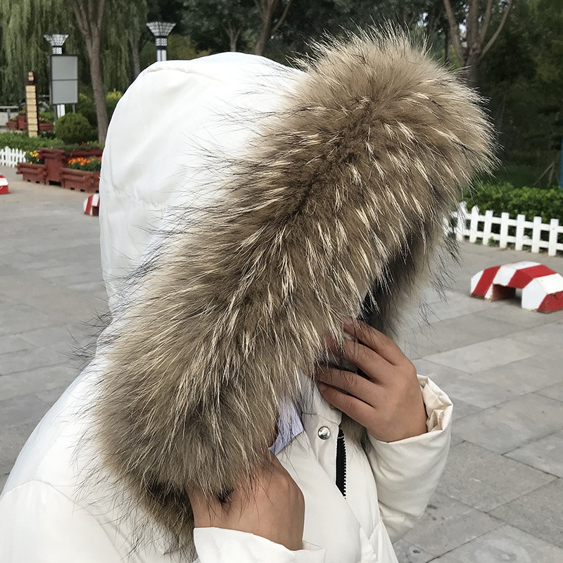 Real Fur Collar for Coat Parka - Shawl Wrap Winter recension och pris