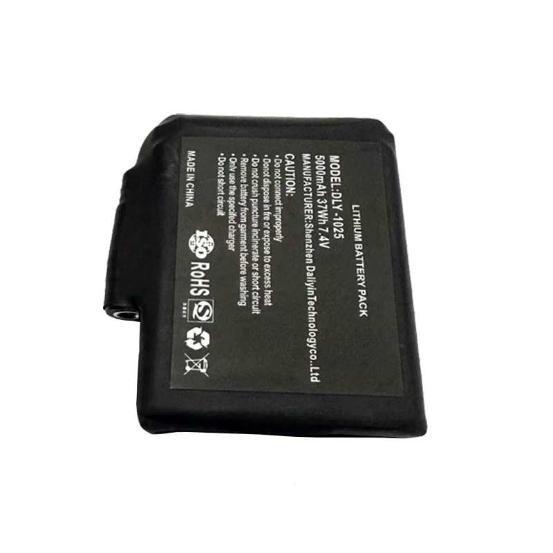 New High-quality7.4 V, 5000mAh - Heated Vest Battery recension och pris