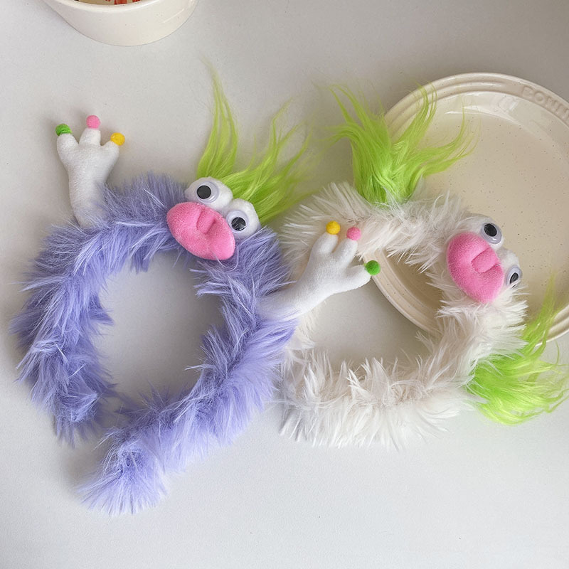 Funny Plush Headbands For Wome - Winter Headband Fleece recension och pris