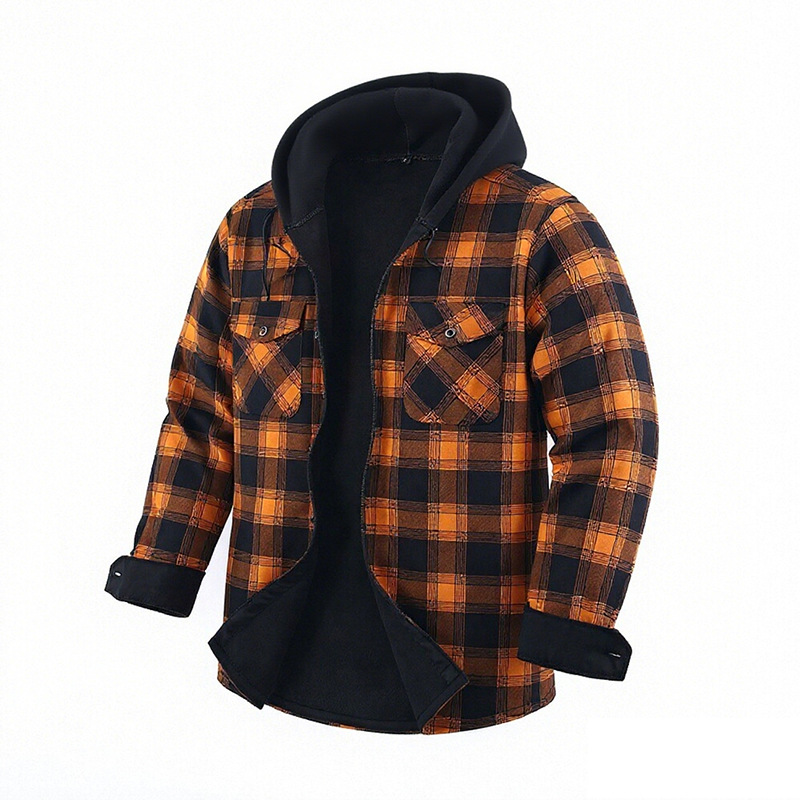 QICHE Fleece Lined Thick Flann - Flannel Shirt Lined recension och pris