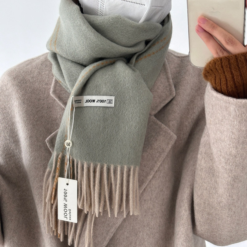 Elegant Good Quality 100% Wool - Wool Scarf Men recension och pris