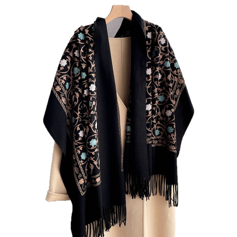 2025 New Embroidery Cashmere S - Cashmere Pashmina Wrap recension och pris
