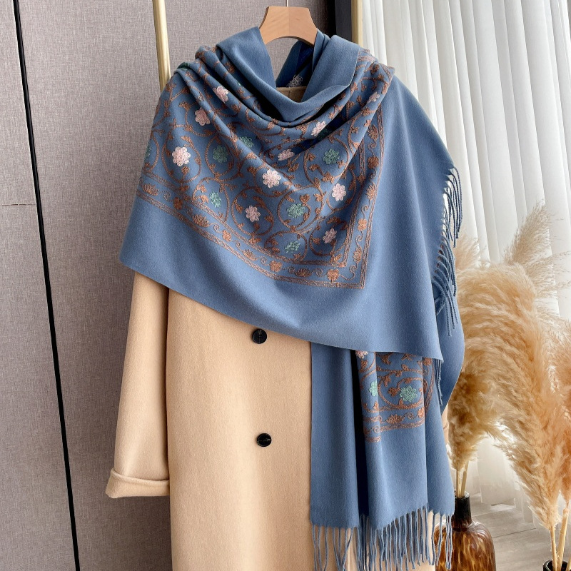 2025 New Embroidery Cashmere S - Cashmere Pashmina Wrap recension och pris