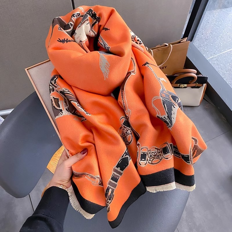 Retro Rider Horse Imitation Ca - Wool Scarf Men recension och pris