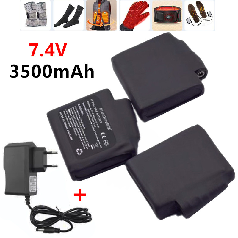 Heated Gloves Battery 7.4V 350 - Heated Vest Battery recension och pris