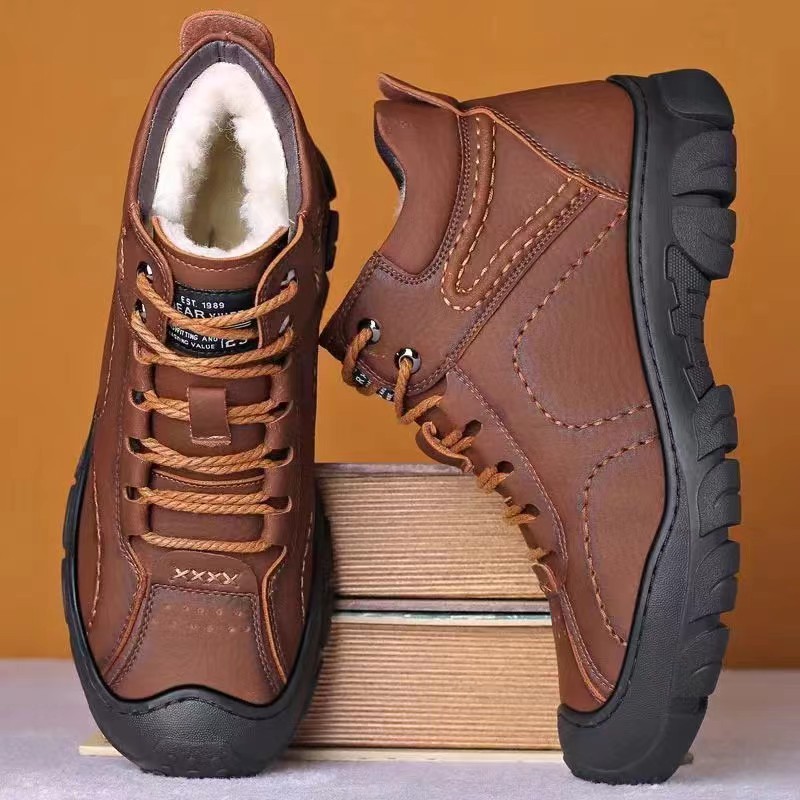 Men's Boots Lace Up Ankle Boot - Waterproof Winter Boot recension och pris