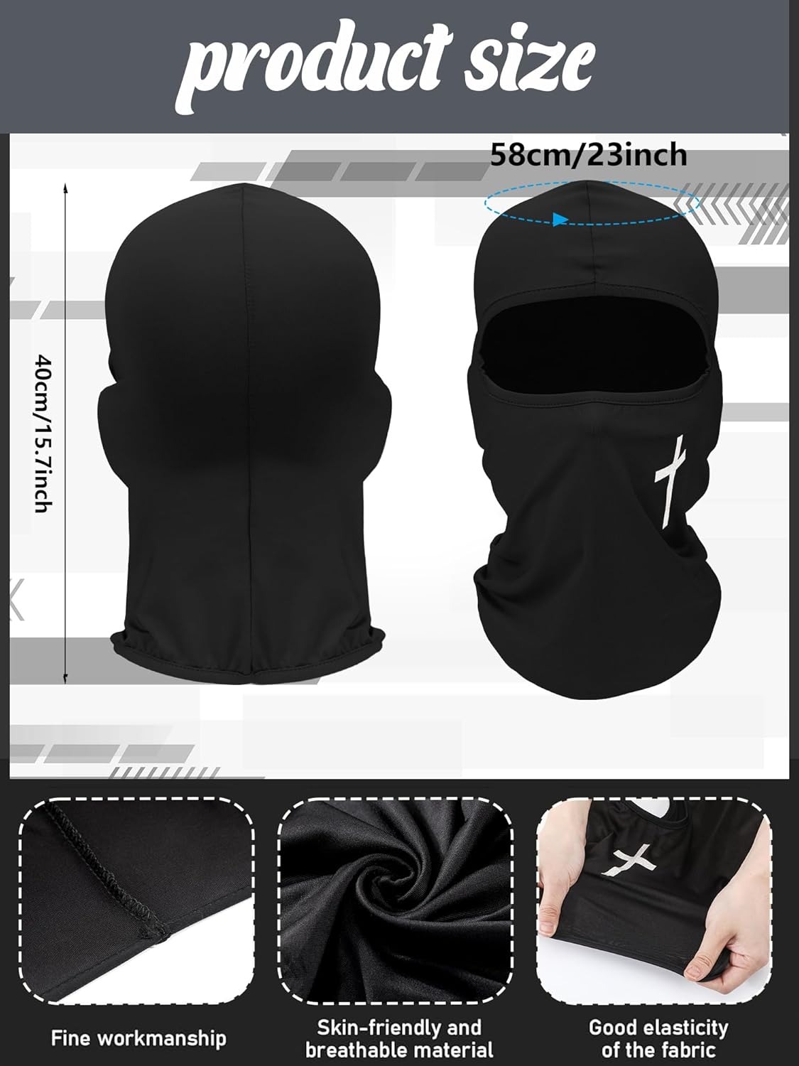 2 Pcs Full Face Mask Balaclava - Balaclava Ski Mask recension och pris