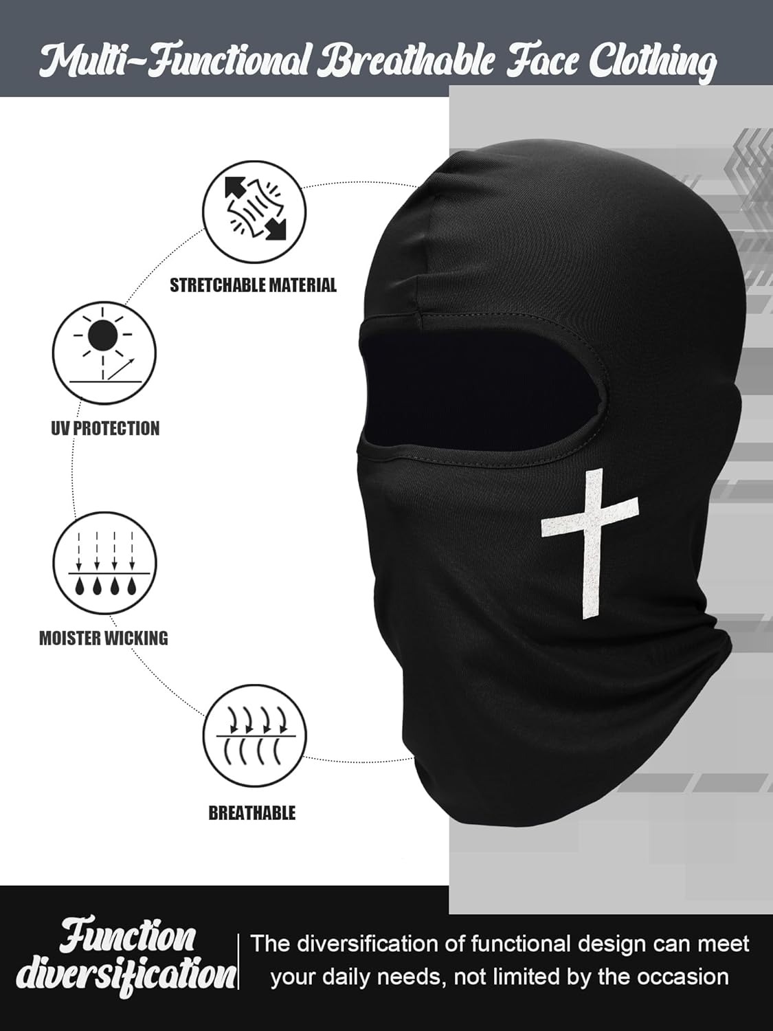 2 Pcs Full Face Mask Balaclava - Balaclava Ski Mask recension och pris