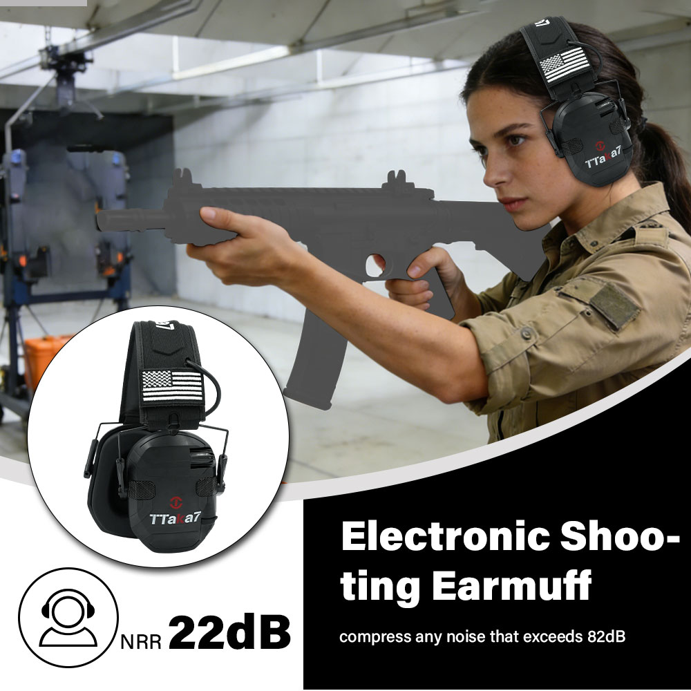 W1/W3 Foldable Electronic Shoo - Earmuffs Foldable recension och pris