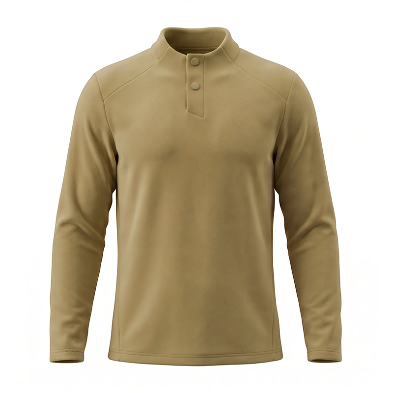 Men Fleece Lined Henley Long S - Flannel Shirt Lined recension och pris