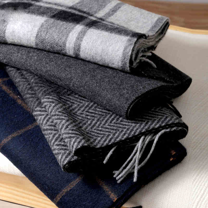 Pashmina Scarf Men Winter Stri - Wool Scarf Men recension och pris