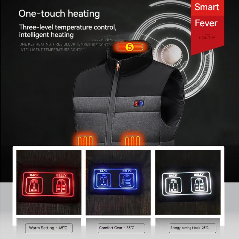 2025 New Heated Vest for Men W - Heated Vest Battery recension och pris